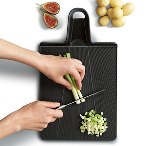 Joseph Joseph Chop2Pot™ Plus Folding Chopping Board, Large Black