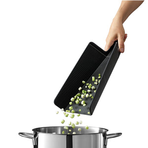 Joseph Joseph Chop2Pot™ Plus Folding Chopping Board, Large Black