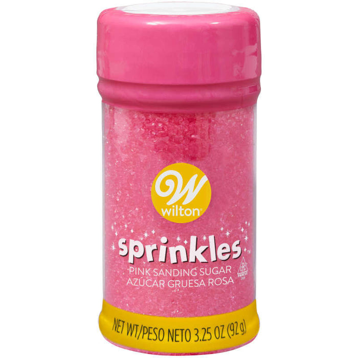 Wilton Sanding Sugar Sprinkles, Pink