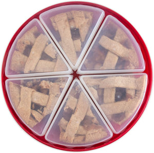 Fox Run Pie Saver & Carrier with Lid 10 Inch, Red