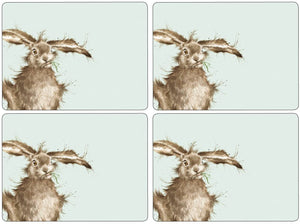 Pimpernel & Wrendale Designs Placemats Set of 4, 'Hare Brained'