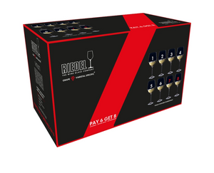 Riedel VINUM Viognier/Chardonnay, VALUE PACK BUY 6 GET 8