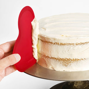 Cuisipro Flexible Bowl Scraper, Red