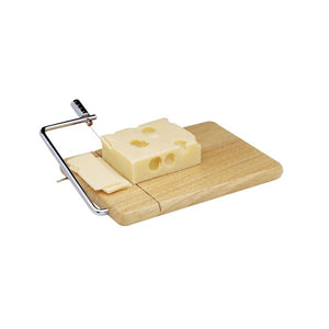 Norpro Natural Wood Cheese Slicer with Extra Wire
