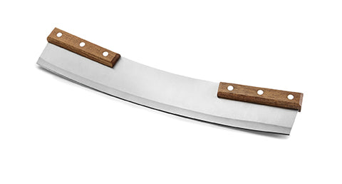 Outset Acacia Wood Handle Pizza Cutter