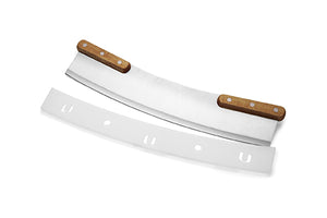 Outset Acacia Wood Handle Pizza Cutter