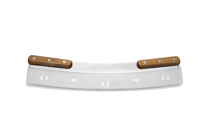 Outset Acacia Wood Handle Pizza Cutter
