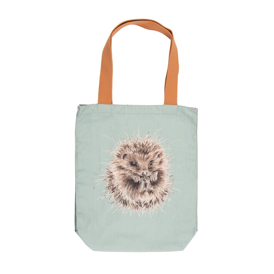Wrendale Designs Canvas Tote Bag, 'Awakening' Hedgehog – Kitchen