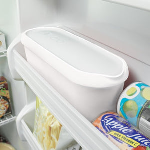 Tovolo Glide-A-Scoop Ice Cream Tub 2.5qt, White