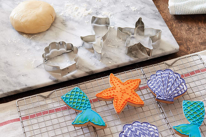 Fox Run Cookie Cutter Set, Mermaid