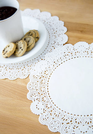 Fox Run Paper Lace Doilies 10 Inch, Pack of 12