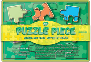 Fox Run Cookie Cutter Set, Puzzle Piece