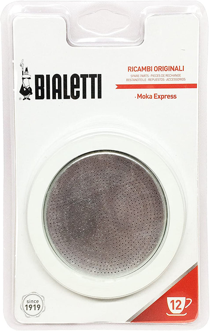 Bialetti Moka Express Replacement Seals and Filter Kit 12-Cup