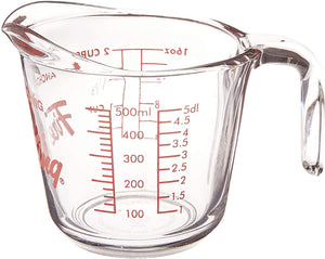 Anchor Hocking Fire King Glass Measuring Cup, 2-Cup