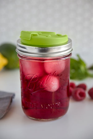 Jarware Mason Jar Wide Mouth Drink Lid