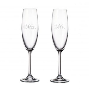 Cuisivin Champagne Flute Set 'Mr & Mrs'
