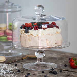 Natural Living Cake Stand and Dome