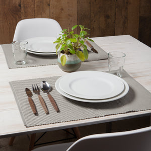 Danica Now Designs Spectrum Placemat, Cobblestone Grey