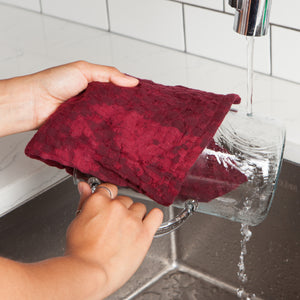 Danica Now Designs Mercantile Dishcloth Set of 3, Blush