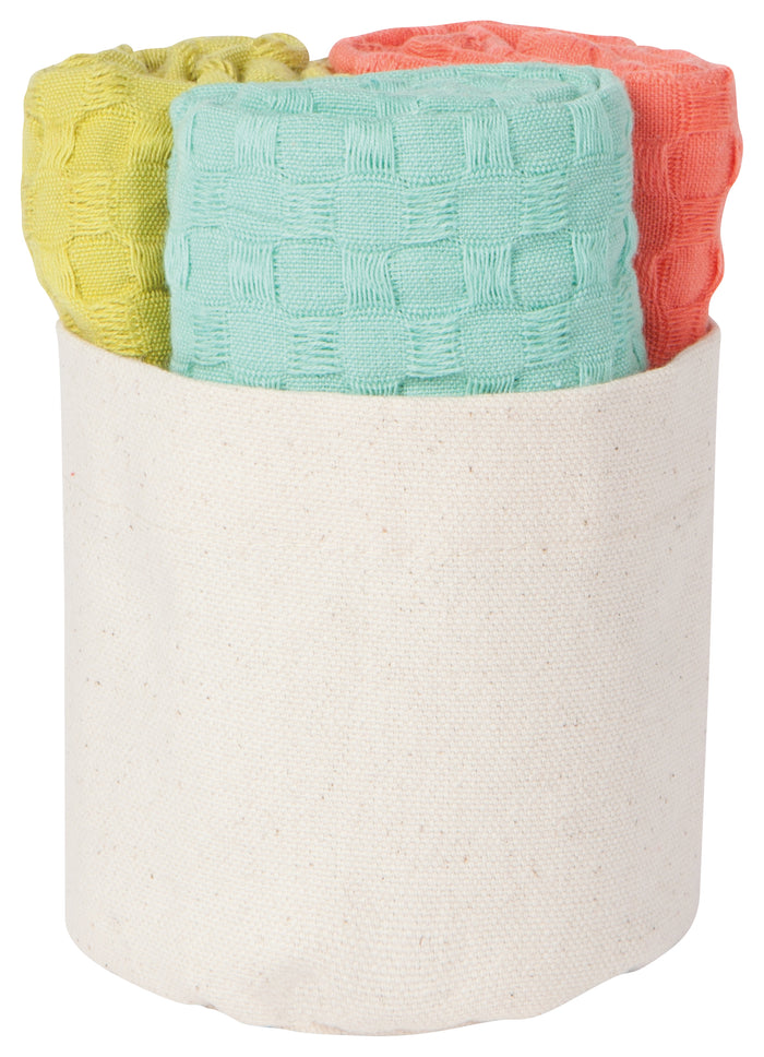 Danica Now Designs Mercantile Dishcloth Set of 3, Chartreuse