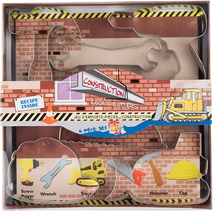 Fox Run Construction Cookie Cutter Set