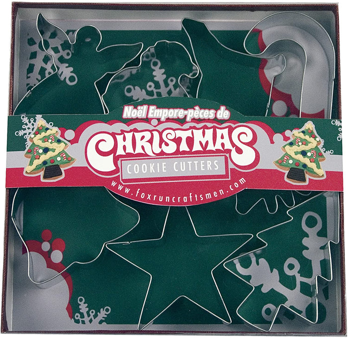 Fox Run Cookie Cutter Set, Christmas