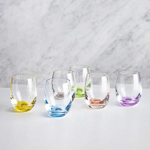 Bohemia Rainbow Shot Glasses Set of 6