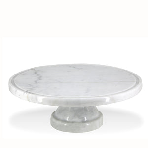 Natural Living Marble Pedestal Cake Stand