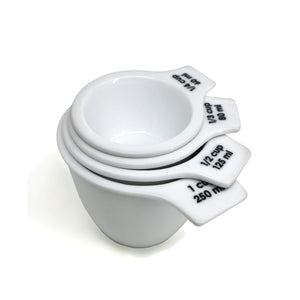 BIA Porcelain Measuring Cups, White