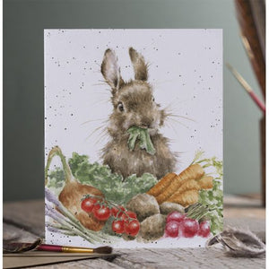Wrendale Designs Greeting Card, Blank 'Grow Your Own' Rabbit