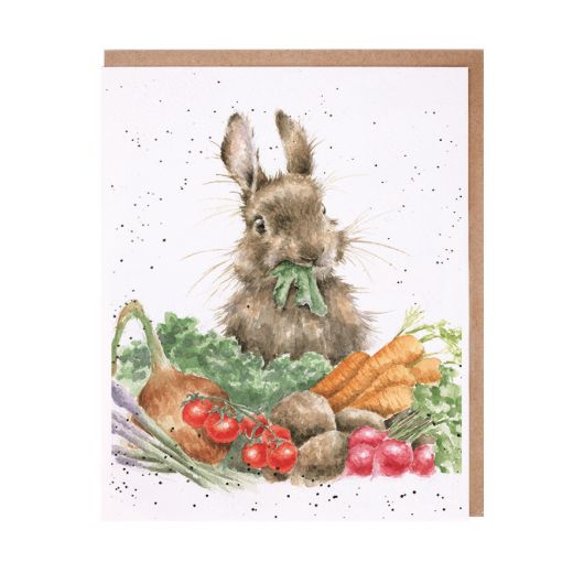 Wrendale Designs Greeting Card, Blank 'Grow Your Own' Rabbit