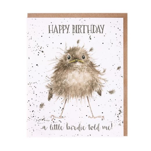 Wrendale Designs Greeting Card, Birthday 'Little Wren' Bird