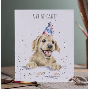 Wrendale Designs Greeting Card, Birthday 'What Cake?' Dog