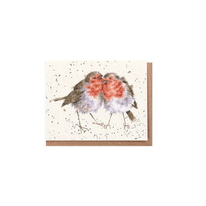Wrendale Designs Mini Greeting Card, 'Birds of a Feather' Birds