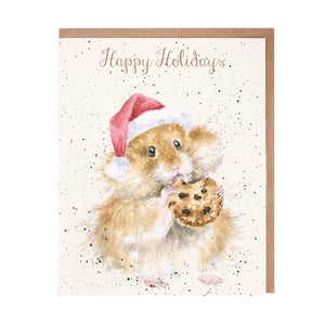 Wrendale Designs Greeting Card Set of 8, Christmas 'Christmas Cookies'