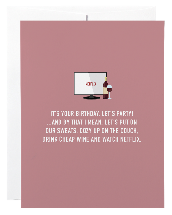 Classy Cards Greeting Card, Let's Party (Birthday)