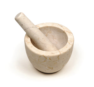 Endurance® Marble Mortar & Pestle, Beige