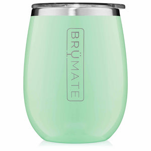 BruMate Uncork'd Wine Tumbler 14oz, Seafoam