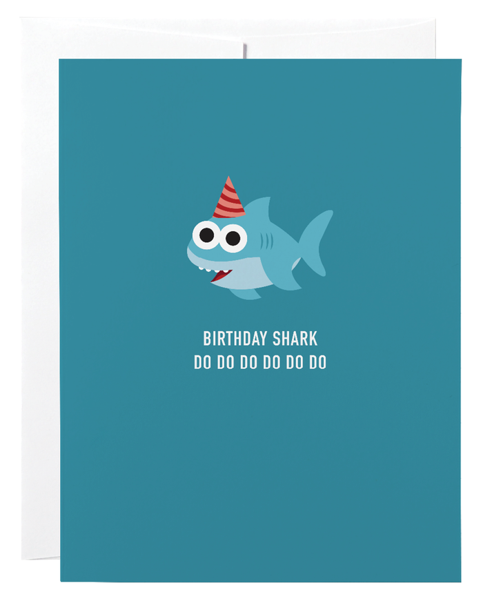 Classy Cards Greeting Card, Birthday Shark