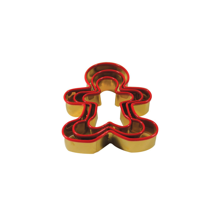 Port-Style Cookie Cutter Set of 3, Nesting Gingerbread