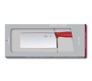 Victorinox Swiss Classic Chinese Style Chef's Knife 7-Inch, Red