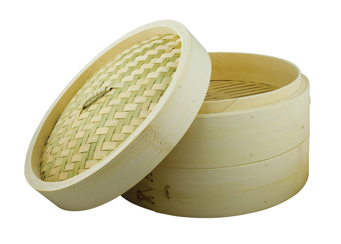 Dexam 2-Tier Bamboo Steamer 10 Inch