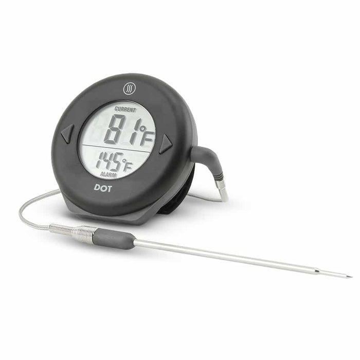 ThermoWorks DOT® Simple Alarm Thermometer, Black