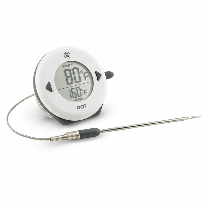 ThermoWorks DOT® Simple Alarm Thermometer, White