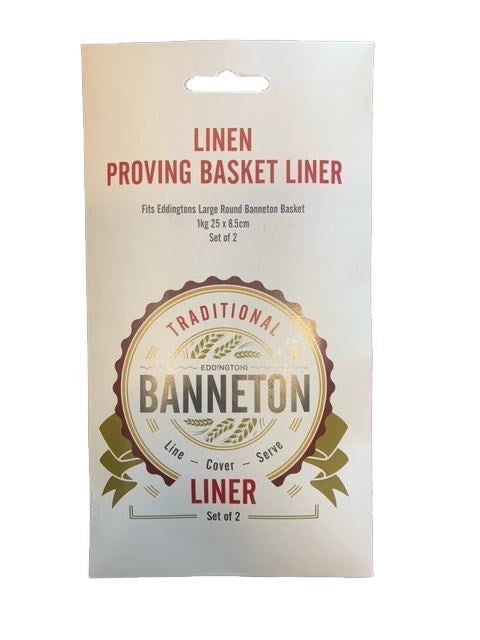 Banneton Linen Proving Basket Large Round Liner (Fits Round Large EDD70101)