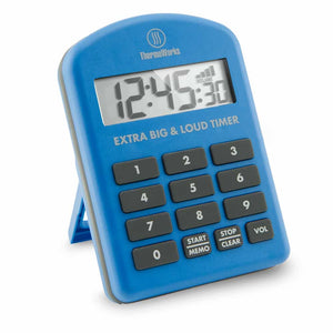 ThermoWorks Extra Big & Loud Timer, Blue