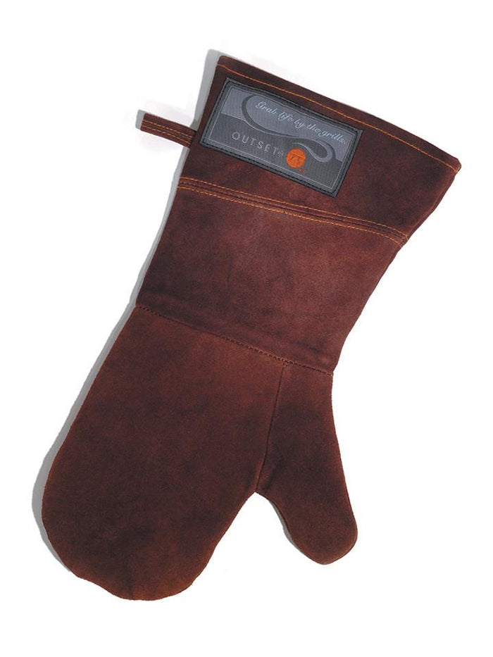 Outset Leather Grill Mitt 15 Inch