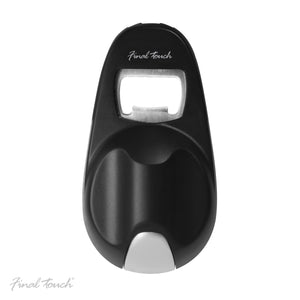 Final Touch 3-in-1 Bottle Opener, Black