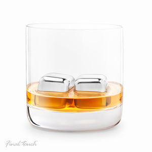 Final Touch Stainless Steel Chilling Cubes, 1-Inch