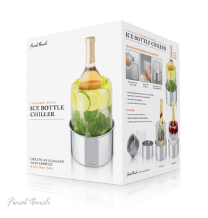 Final Touch Stainless Steel Ice Bottle Chiller